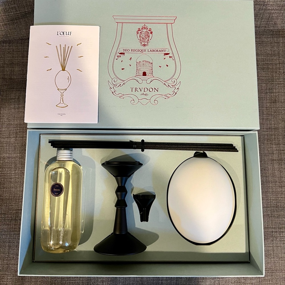 Cire Trudon reed diffuser.